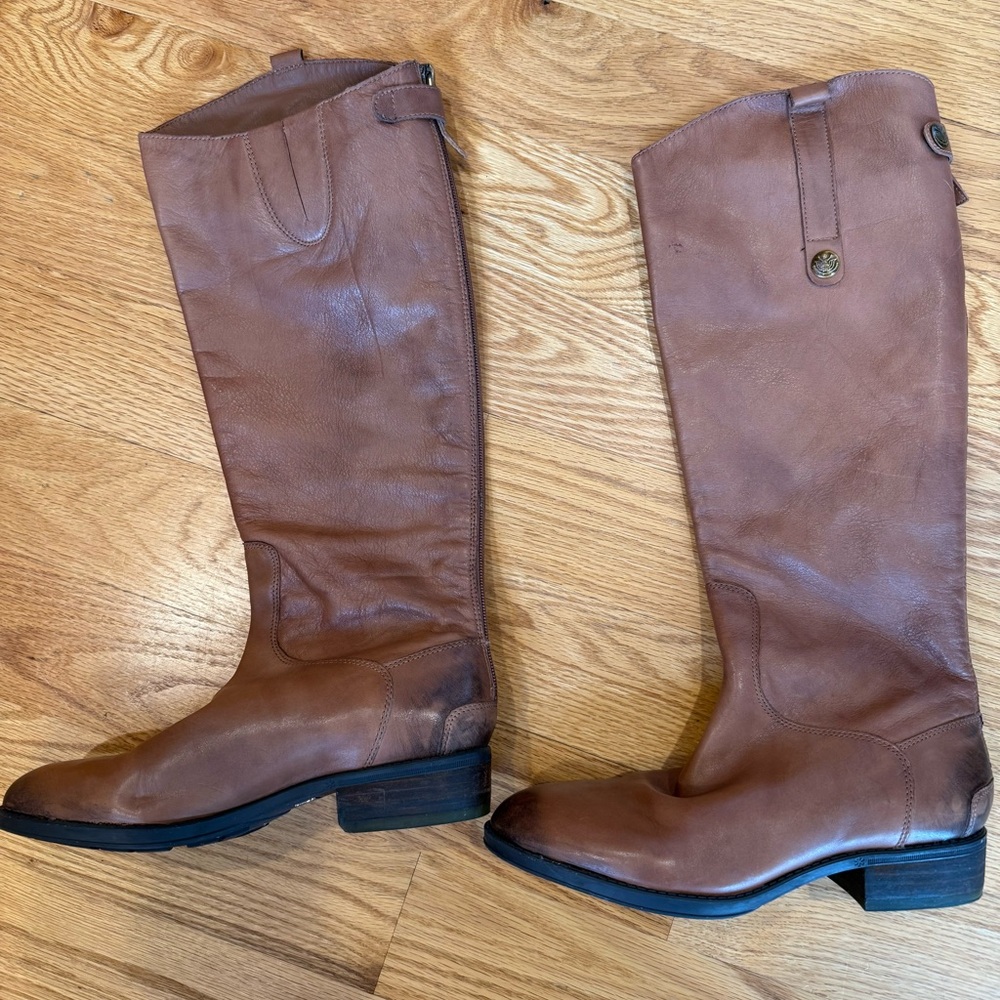 Sam Edelman Women’s Penny Leather Riding Boots - Picture 2 of 5